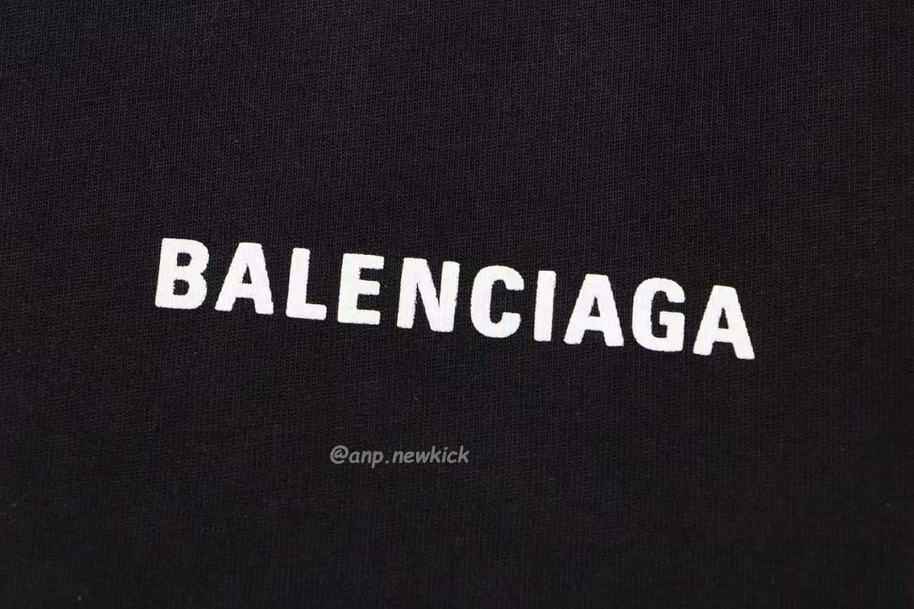 Balenciaga Fw23 Letter Logo Printing Short Sleeve T Shirt (2) - newkick.cc